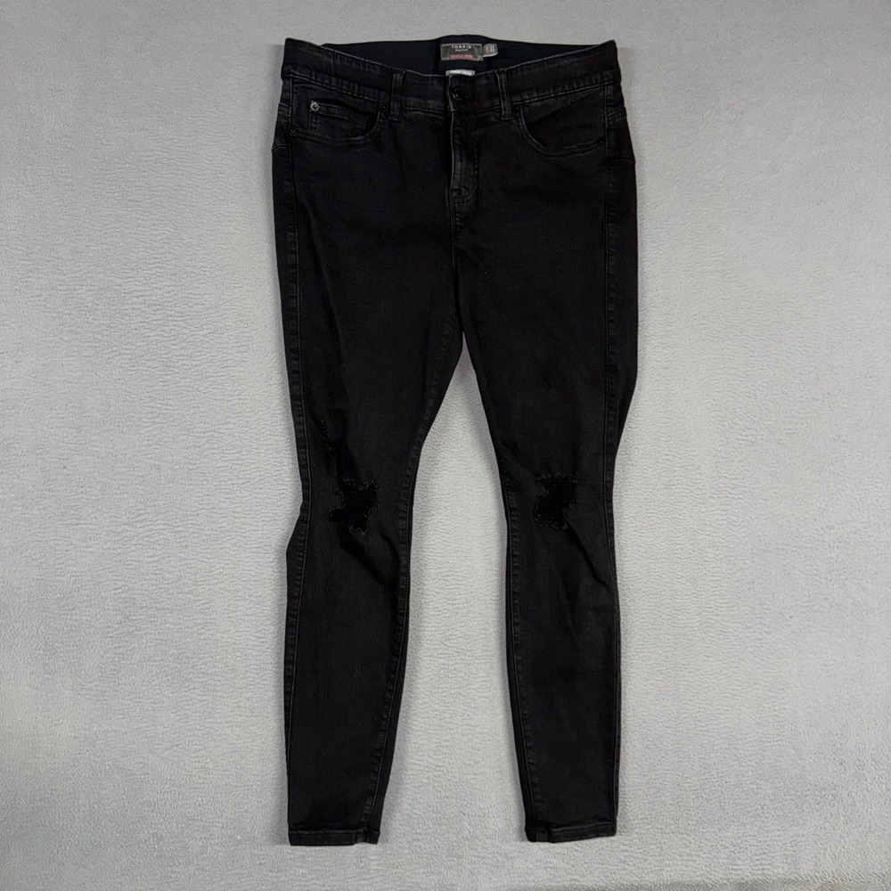 Torrid Jeans Womens 14R Black Bombshell Skinny Distressed Premium Stretch Denim